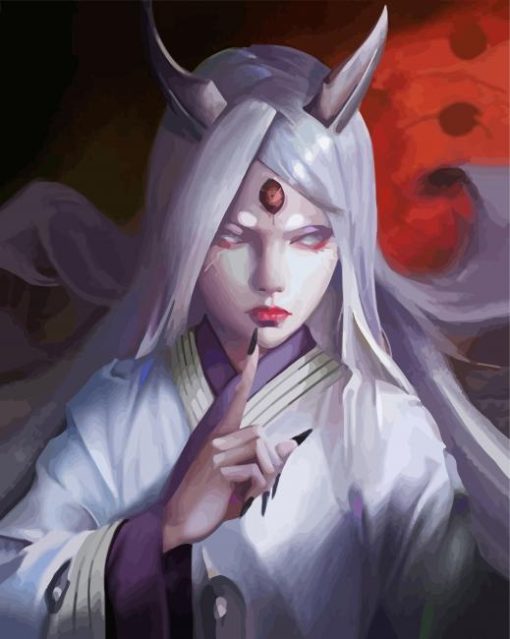 Kaguya Ôtsutsuki Anime Character paint by number