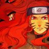 Kushina Uzumaki Naruto Character paint by number