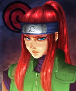 Kushina Uzumaki Naruto Anime paint by number