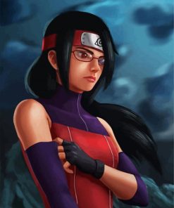 Sarada Uchiha Naruto Character paint by number