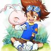 Digimon Anime paint by number