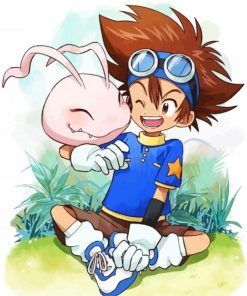 Digimon Anime paint by number