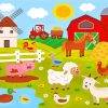 cute farm art paint by number