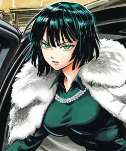 Aesthetic Fubuki Anime paint by number