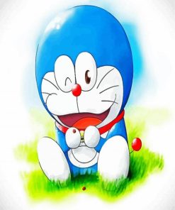 Cute Doraemon Anime paint by numbers