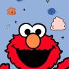 Cute Elmo Cartoon Show paint by numbers