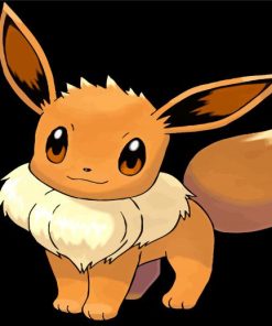 Eevee Pokemon Anime paint by numbers