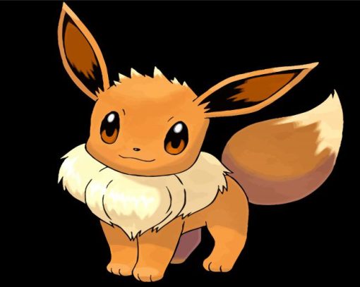 Eevee Pokemon Anime paint by numbers