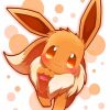 Eevee Pokemon Animation paint by numbers