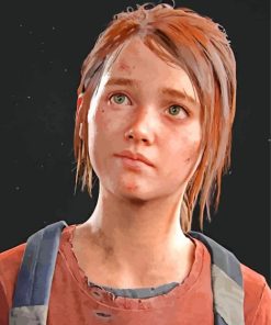 Ellie The Last Of Us paint by numbers