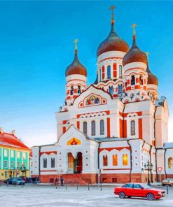 Estonia Alexander Nevskyy Cathedral paint by numbers