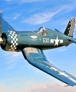 The Vought F4U Corsair Paint by numbers paint by numbers