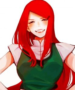 Haooy Kushina Uzumaki paint by numbers