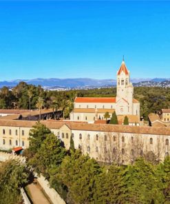 Abbaye De Lerins Cannes France paint by numbers