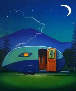 Aesthetic Night Caravan paint by numbers