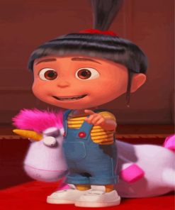 Agnes Despicable Me Character paint by number