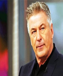 The American Actor Alec Baldwin paint by numbers