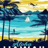 Aloha Poster Art paint by numbers