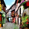 Alsace Streets France paint by numbers