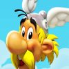 Asterix Animation Character paint by numbers