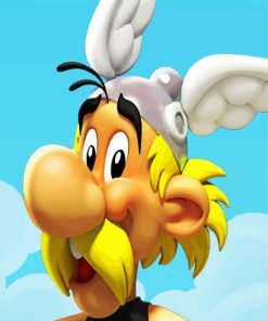 Asterix Animation Character paint by numbers