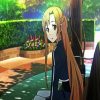 Asuna Anime Character paint by numbers