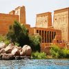 Aswan Philae Building paint by numbers