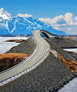 Atlantic Ocean Road paint by numbers