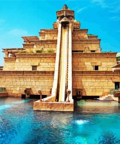 Atlantis Pyramid Slide paint by numbers