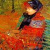 Autumn Portrait Lady Cassatt paint by numbers