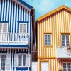 Aveiro Colorful Buildings paint by numbers