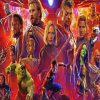 Avenger Infinity War paint by numbers