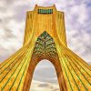 Azadi Tower Iran Techran paint by numbers