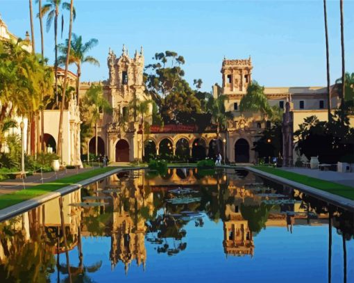 Balboa Park Valetta paint by numbers