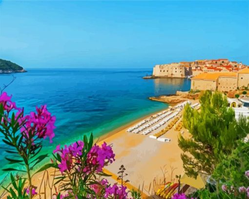 Banje Beach Restaurant And Night Club paint by numbers