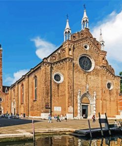 Basilica Maria Gloriosa Deri Frari Burnano paint by numbers