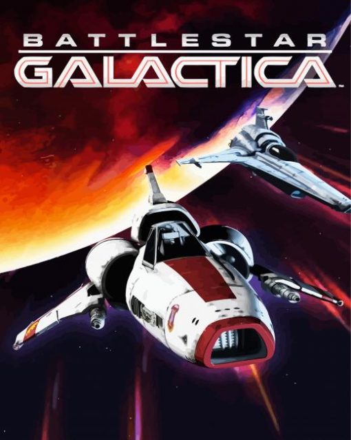 Battlestar Galaticia paint by numbers