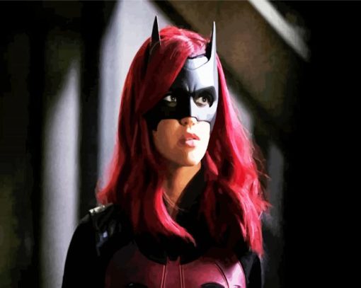 Batwoman Movie Character paint bynumbers