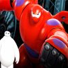 Baymax Big Hero Animation paint by numbers