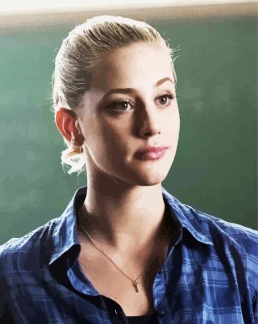 The American Actress Betty Cooper paint by numbers