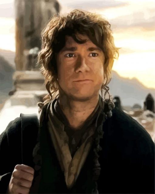 Bilbo The Hobbit Movie Character paint by numbers