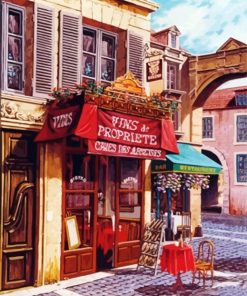 Bistro Cafe By Arkady Ostritsky paint by number