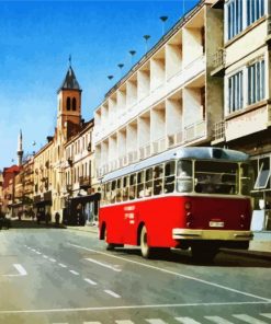 Bitola Streets paint by number