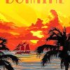 Bonaire Carribean Poster Art paint by numbers