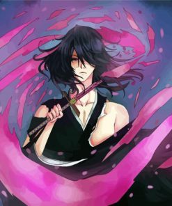 Byakuya Kuchiki Bleach Anime paint by numbers