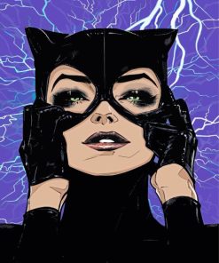 Catwoman Superhero Marvel paint by numbers