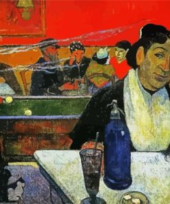 Cafe Arles Paul Gauguin paint by numbers