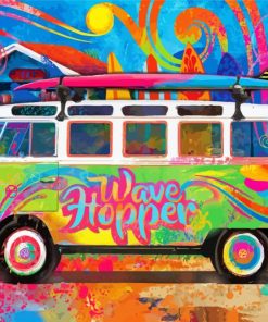 Campervan Art paint by number