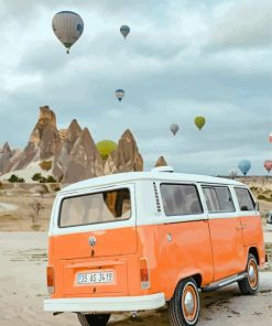 Campervan In Cappadocia paint by number