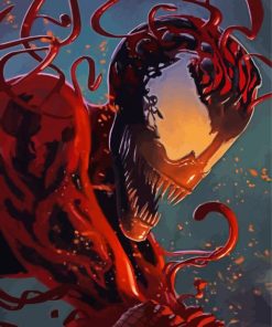 Carnage Illustration Art paint by number